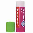 Клей-карандаш BRAUBERG MIX, 25 г, PVP основа, 229073, фото 6