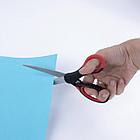 Ножницы BRAUBERG "Office", 210 мм, красно-черные, прорезиненные ручки, 2-х сторонняя заточка, 231566, фото 10