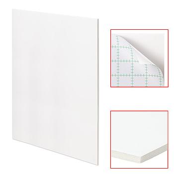 Пенокартон матовый САМОКЛЕЯЩИЙСЯ, 70х100 см, толщина 5 мм, белый, BRAUBERG, 112481