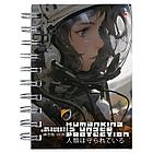 Блокнот МАЛЫЙ ФОРМАТ А6, 160 л, гребень, картон, клетка, АЛЬТ, Гравитация, 3-160-010/04, фото 3