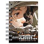 Блокнот МАЛЫЙ ФОРМАТ А6, 160 л, гребень, картон, клетка, АЛЬТ, Гравитация, 3-160-010/04, фото 4