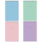 Блокнот БОЛЬШОЙ ФОРМАТ А4 198х297мм, 80л, гребень, подложка, клетка, BRAUBERG Minimal, 116425, фото 2