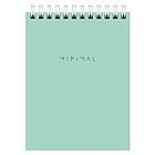 Блокнот МАЛЫЙ ФОРМАТ А6 108х145мм, 40л, гребень, картон, клетка, BRAUBERG Minimal Pastel, 116429, фото 6