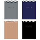 Блокнот МАЛЫЙ ФОРМАТ А7 75х105мм, 40л, гребень, картон, клетка, BRAUBERG Minimal Classiс, 116430, фото 2