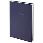 Блокнот А5 134х206 мм, 80 л., твёрдый, клетка, BRAUBERG "Minimal", синий, 116439, фото 2