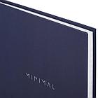 Блокнот А5 134х206 мм, 80 л., твёрдый, клетка, BRAUBERG "Minimal", синий, 116439, фото 4