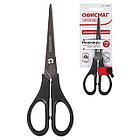 Ножницы ОФИСМАГ "Standard" 170 мм, классической формы, черные, 237099, фото 3