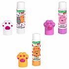 Клей-карандаш "Лапки" Cat Paw, 9 г, фигурный колпачок, 3 шт. на блистере, BRAUBERG KIDS, 271982, фото 5