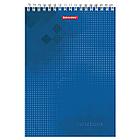 Блокнот БОЛЬШОЙ ФОРМАТ А4 200х290 мм, 80 л., гребень, картон, жесткая подложка, клетка, BRAUBERG, "Бизнес",, фото 4