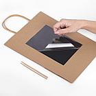 Пакет подарочный КОМПЛЕКТ 7 штук, 26x13x32 см, скретч-слой + стилус, "Brown Kraft", ЗОЛОТАЯ СКАЗКА, 591968, фото 8