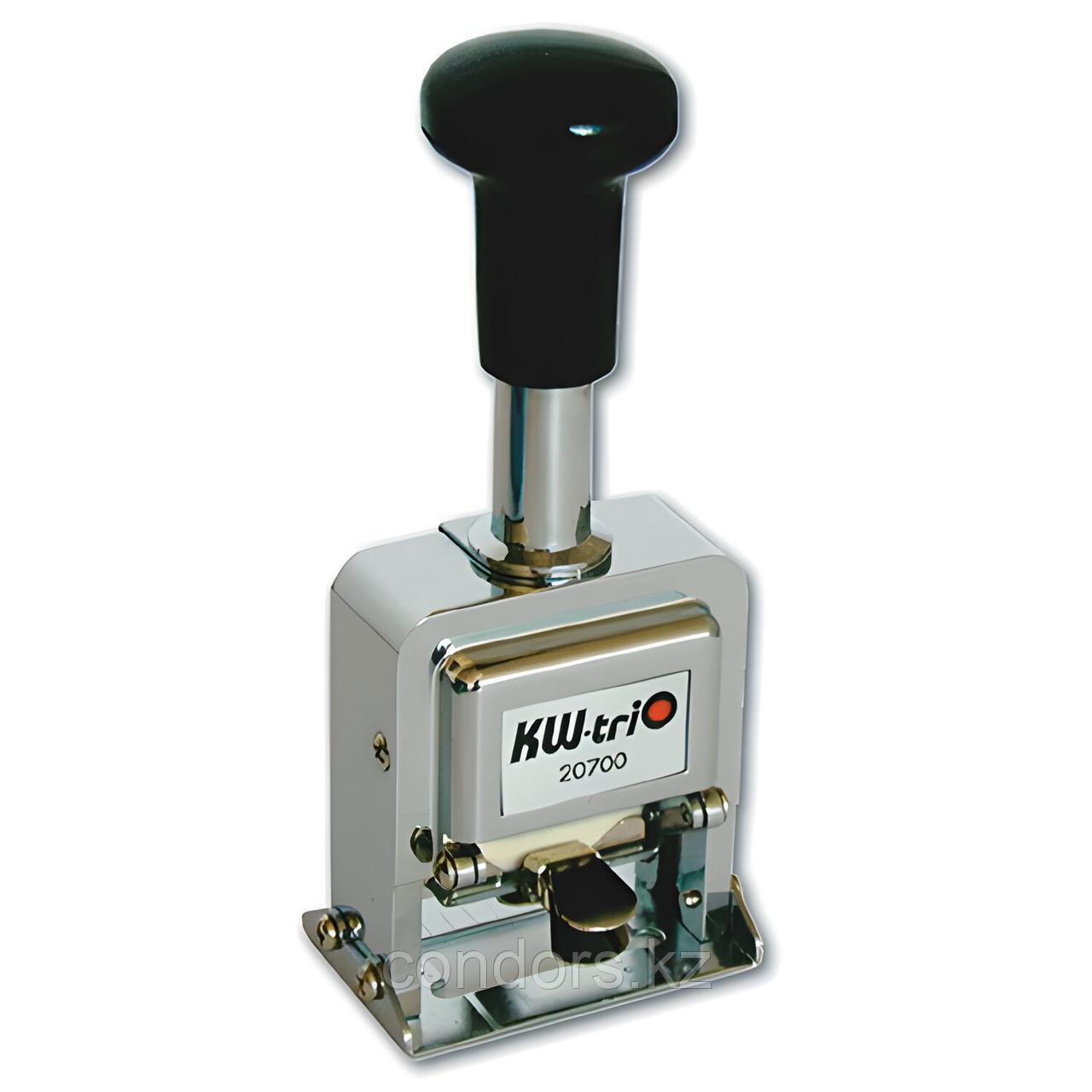 Нумератор KW-trio, 7-разрядный, автоматический, металлический, 20700, фото 1