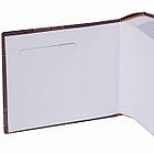 Фотоальбом BRAUBERG на 100 фотографий 10х15 см, обложка под кожу, бумажные страницы, бокс, коричневый, 390693, фото 9