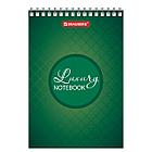 Блокнот МАЛЫЙ ФОРМАТ А6 97х145 мм, 60 л., гребень, картон, клетка, BRAUBERG, "Luxury", 129829, фото 4