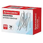 Булавки универсальные BRAUBERG, 24 мм, 500 штук, в картонной коробке, 220562, фото 5