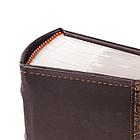 Фотоальбом BRAUBERG на 300 фото 10х15 см, под кожу, бумажные страницы, бокс, коричневый + золото, 391118, фото 3