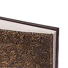 Фотоальбом BRAUBERG на 300 фото 10х15 см, под кожу, бумажные страницы, бокс, коричневый + золото, 391118, фото 4