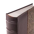 Фотоальбом BRAUBERG на 300 фото 10х15 см, под кожу, бумажные страницы, бокс, коричневый + золото, 391118, фото 5