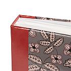 Фотоальбом BRAUBERG на 200 фото 10х15 см, твердая обложка, "Флора", серый с красным, 391121, фото 3