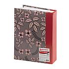 Фотоальбом BRAUBERG на 200 фото 10х15 см, твердая обложка, "Флора", серый с красным, 391121, фото 6