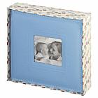 Фотоальбом BRAUBERG "Cute Baby" на 200 фото 10х15 см, под кожу, бумажные страницы, бокс, синий, 391142, фото 11