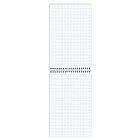 Блокнот БОЛЬШОЙ ФОРМАТ А4 200х290 мм, 80 л., гребень, картон, жесткая подложка, клетка, ОФИСМАГ, темно-синий,, фото 2