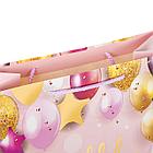 Пакет подарочный (1 штука) 26x13x32 см, ЗОЛОТАЯ СКАЗКА "Happy Birthday", фольга, розовый, 608238, фото 5