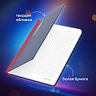 Блокнот с резинкой в клетку 96 л., А5 (145х203 мм), твердая обложка, BRAUBERG, "London", 113720, фото 9