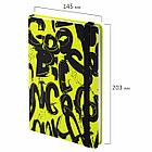 Блокнот с резинкой в клетку 96 л., А5 (145х203 мм), твердая обложка, BRAUBERG, "Calligraphy", 113721, фото 3