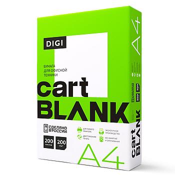 Бумага для цветной лазерной печати А4, ПЛОТНАЯ 200 г/м2, 200 л., CARTBLANK DIGI, 145% (CIE)