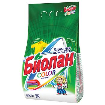 Стиральный порошок-автомат 6 кг, БИОЛАН Color (Нэфис Косметикс), 714-4, 108-4