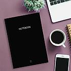 Блокнот БОЛЬШОЙ ФОРМАТ (205х290 мм) А4, 80 л., твердый, клетка, STAFF, "Black", 114403, фото 6