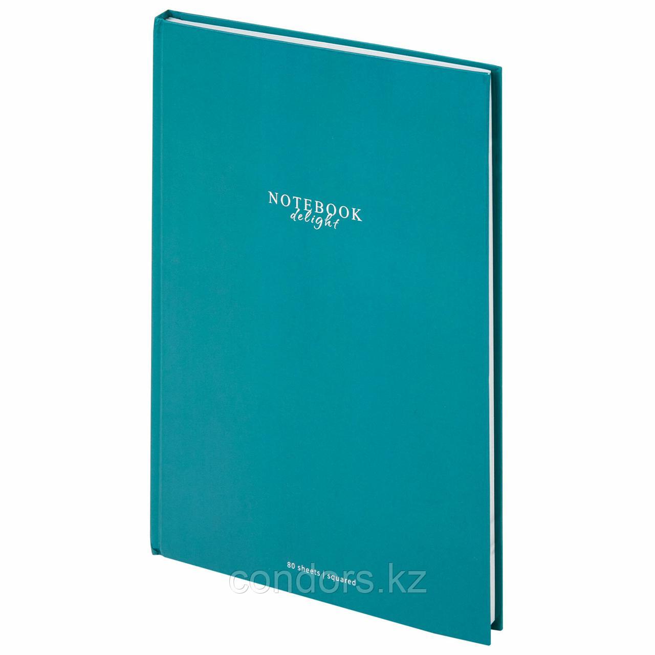 Блокнот БОЛЬШОЙ ФОРМАТ (205х290 мм) А4, 80 л., твердый, клетка, STAFF, "Моноколор", 114404, фото 1