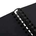 Фотоальбом 30х32 см, 48 черных листов, уголки, стикеры, ручка, клей, BRAUBERG Black Line, 880650, фото 3