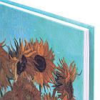 Блокнот А5 (134х206 мм), 80 л., твёрдый, клетка, выборочный лак, STAFF, "Подсолнухи", 114422, фото 4