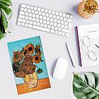 Блокнот А5 (134х206 мм), 80 л., твёрдый, клетка, выборочный лак, STAFF, "Подсолнухи", 114422, фото 7