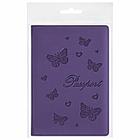 Обложка для паспорта STAFF, бархатный полиуретан, "Бабочки", фиолетовая, 237618, фото 8