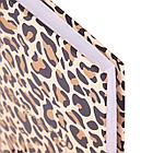 Блокнот МАЛЫЙ ФОРМАТ (110х147 мм), А6, 80 л., твёрдый, клетка, выборочный лак, STAFF, "Leopard", 114445, фото 4