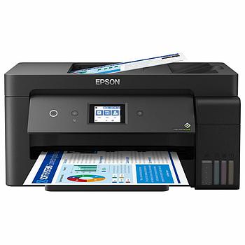 МФУ струйное EPSON L14150 "4 в 1" А3, 17 стр./мин, 4800х1200, ДУПЛЕКС, АПД, сетевая карта, Wi-Fi, СНПЧ,