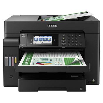 МФУ струйное EPSON L15150 "4 в 1", А3+, 25 стр./мин, 4800х2400, ДУПЛЕКС, АПД, сетевая карта, Wi-Fi, СНПЧ,