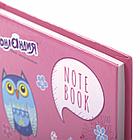 Блокнот МАЛЫЙ ФОРМАТ 110х147 мм, А6, 80 л., твердый, клетка, ЮНЛАНДИЯ, "Совушки", 111618, фото 4