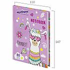 Блокнот МАЛЫЙ ФОРМАТ 110х147 мм, А6, 80 л., твердый, клетка, ЮНЛАНДИЯ, "Лама", 111619, фото 6