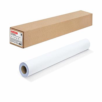 Бумага широкоформатная рулон для плоттера, 610 мм х 45 м х втулка 50,8 мм, 90 г/м2, белизна CIE 146%,