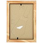 Рамка 10х15 см, дерево, багет 18 мм, BRAUBERG "HIT", канадская сосна, стекло, подставка, 390019, фото 3