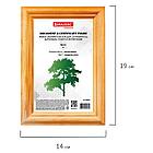 Рамка 10х15 см, дерево, багет 18 мм, BRAUBERG "HIT", канадская сосна, стекло, подставка, 390019, фото 7
