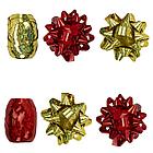 Набор для декора и подарков 4 банта, 2 ленты, голография, цвета красный, золото, ЗОЛОТАЯ СКАЗКА, 591849, фото 3