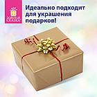 Набор для декора и подарков 4 банта, 2 ленты, голография, цвета красный, золото, ЗОЛОТАЯ СКАЗКА, 591849, фото 7