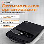 Чехол для ноутбука HEIKKI OPTION MAX 15,6'' (ХЕЙКИ), с ручкой и карманом, черный, 39х27х3 см, 272602, фото 10
