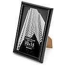 Рамка 10х15 см небьющаяся, багет 14 мм, пластик, BRAUBERG "Original", черная, 391227, фото 5