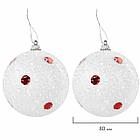 Шары ёлочные НАБОР 40 шт., 8 см/4 см, "Red&White", красные/белые, пластик, ЗОЛОТАЯ СКАЗКА, 592167, фото 10