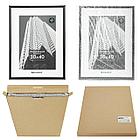 Рамка 30х40 см небьющаяся, багет 14 мм, пластик, BRAUBERG "Original", черная, 391230, фото 9